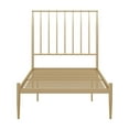 thumbnail image 5 of DHP Giulia Modern Metal Platform Bed, Twin, Gold, 5 of 8
