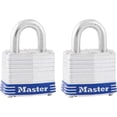 thumbnail image 1 of MASTER LOCK 2 Pack de Candado Lamin 40 mm Gancho Acero 3ESPD negro, 1 of 2
