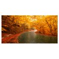 thumbnail image 2 of Sentiers Lumineux d'Automne sur Route - Impression sur Toile Photographie de Paysage, 2 of 3
