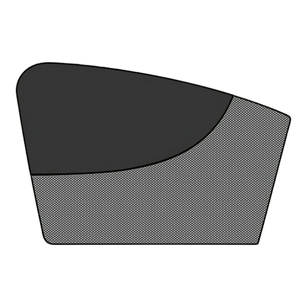 Parasol de ventana lateral de coche de doble capa malla magnética protección UV (izquierda)