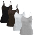 thumbnail image 1 of Set 4 Blusas Mujer Tirantes Unitalla Casual Blusa Crop Top Dama, 1 of 5