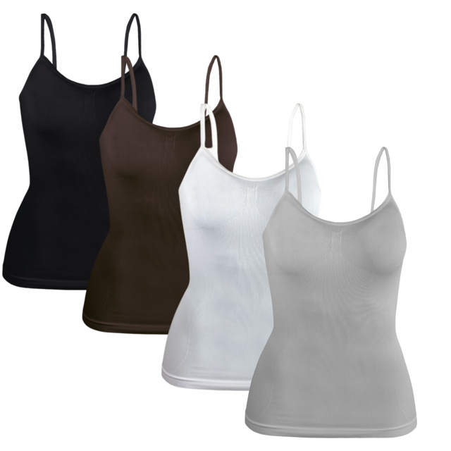 Set 4 Blusas Mujer Tirantes Unitalla Casual Blusa Crop Top Dama