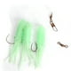 thumbnail image 1 of Cebo de Señuelo de Pesca Jadeshay 3 Piezas Calamar Artificial Luminoso, 1 of 8