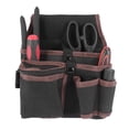 thumbnail image 4 of Electrician Tool Pouch, Electrician Tool Belt Tool Belt Pouches Multifunctional Single Side Tool Belt Pouch Small Professional Electrician Pouch for Maintenance, 4 of 8