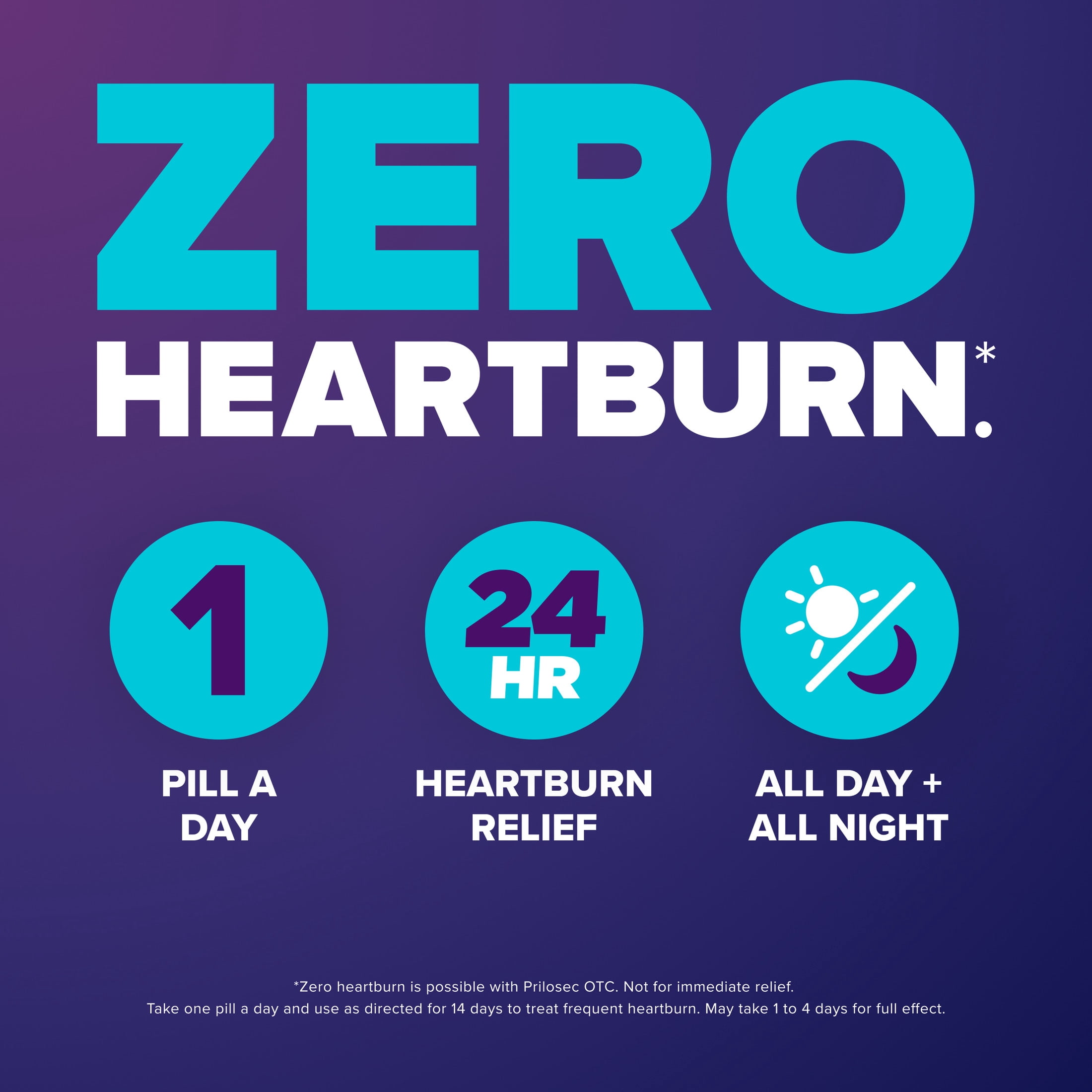 Prilosec OTC Heartburn Relief, Omeprazole, Acid Reducer Tablets, 14 Ct