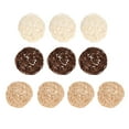 thumbnail image 2 of 10 Pieces Decorative Rattan Balls Assorted Centerpiece Bowl Fillers for Garden 8cm, 2 of 9