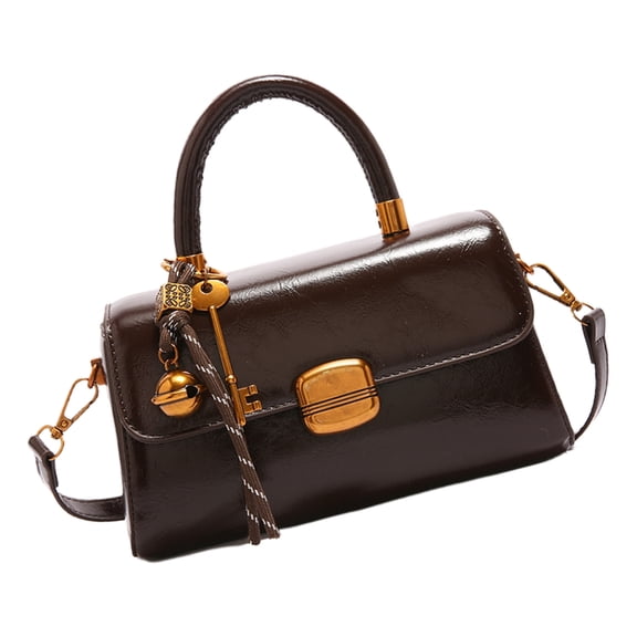 Luxury Handbag For Women Retro Styles Top Handle Purse Flap Shape Shoulder Crossbody Bag For Various Occasion