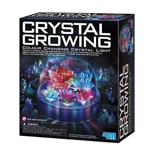 4M Light Led Crystal Growing Experiment Child Amazing Gift Learning Science Toy 