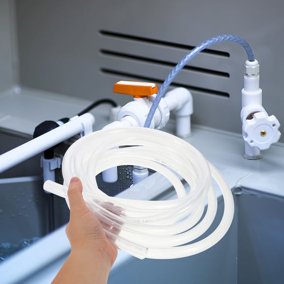 ETEREAUTY Flexible Clear PVC Hose for Garden Watering, Fish Water , and Outdoor Use