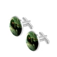 thumbnail image 2 of Saint Patrick's Day Men's Stainless Steel Cufflink Set for Dress Shirts, Made of Stainless Steel, Ideal for Formal Events and Business Meetings, 2 of 6