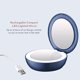 thumbnail image 1 of Conair Unbound recargable compacto LED lighted makeup mirror, 1x/3x aumento, azul, 1 of 2