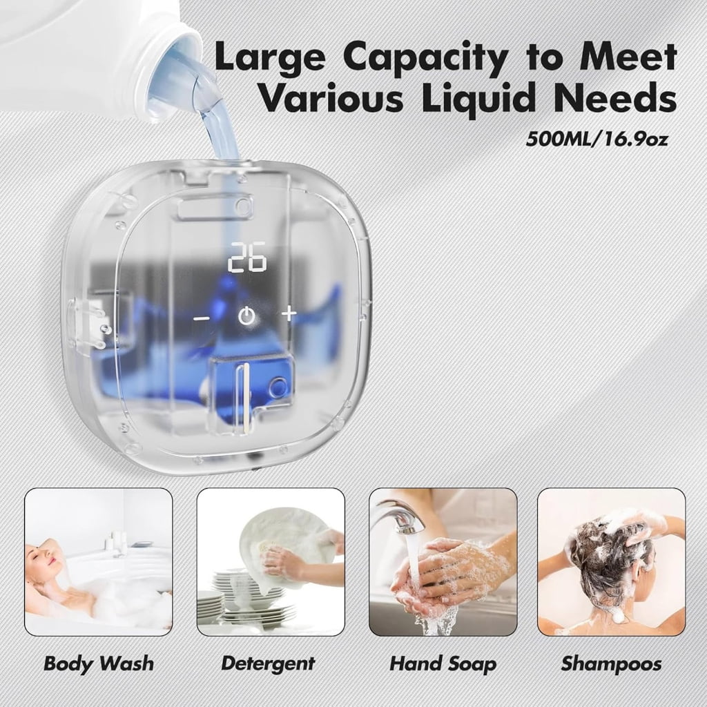 Infrared Sensor Foam Soap Dispenser USB Charging Touchless Hand Sanitizer Suitable for Family Office and Commercial Use