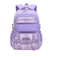 thumbnail image 2 of gcong Lightweight Elementary School Backpack For Shoulder Bag For Grades 1 Through 9 Age 5 To 15 Years Purple, 2 of 2