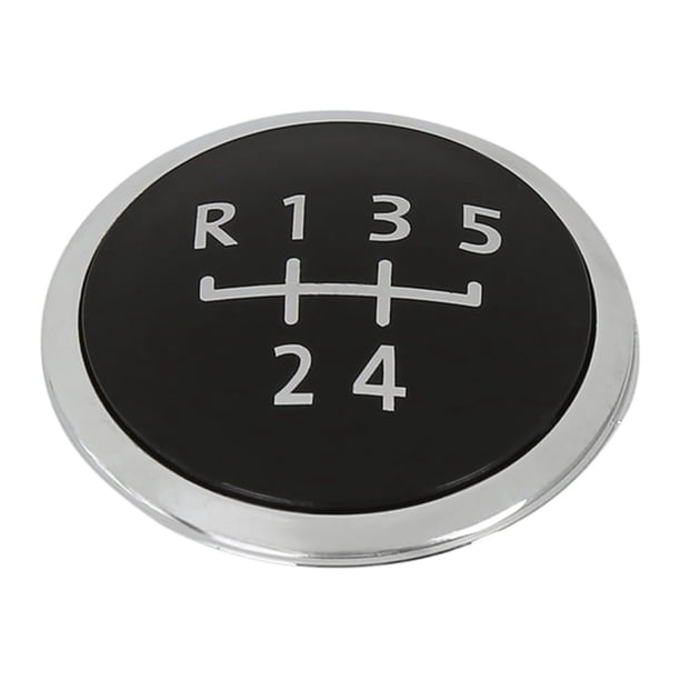5 Velocidades 6 Velocidades Coche Cambio Palanca Perilla Cabeza Insignia Emblema Tapa Cubierta 5 velocidades