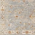 thumbnail image 6 of Mark&Day Area Rugs, 8ft Round Schoorl Traditional Pale Blue Area Rug, Blue Orange Yellow Carpet for Living Room, Bedroom or Kitchen (7'10" Round), 6 of 6