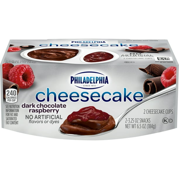 Philadelphia Dark Chocolate Raspberry Cheesecake Snacks 2 Ct Pack 3 25 Oz Cups Walmart Com Philadelphia Dark Chocolate Raspberry Cheesecake Snacks 2 Ct Pack 3 25 Oz Cups Walmart Com