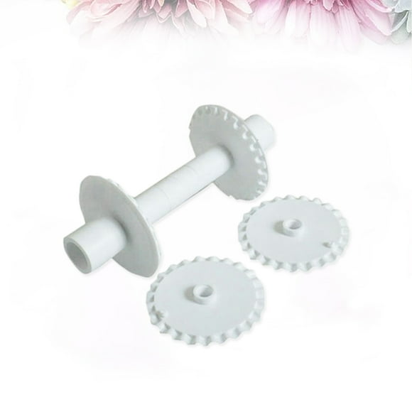 KONTONTY 6pcs/set Cookie Wheels Environmental-friendly Plastic Baking Equipment for Bakers