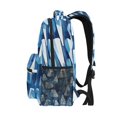 thumbnail image 4 of Winter Icicle Mountains Stylish Large Backpack 15L Self-Standing Durable Twill for School, Office and Travel Use, 4 of 9
