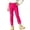 Hot Pink, variant on Girls Fleece Lined Leggings Thick Thermal Tights Kids Winter Soft Full Length Stretchy Pants Size 6 Years