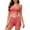 Watermelon Red, variant on Womens Cami Pajama Set 2 Piece Cute Polka Dot Pjs Soft Tank Top & Elastic Waist Shorts Y2K Lounge Wear