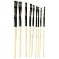 thumbnail image 2 of Acrylic Paint Brushes, Wooden Barrel Strong Water Absorption Handcrafted Acrylic Brushes  For Model For Beginners, 2 of 8