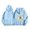 B-Sky Blue, variant on In My Football Mom Era Hoodies for Women Fall Winter Long Sleeve Graphic Hooded Sweatshirt with Pockets Pullover Tops