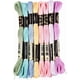 thumbnail image 1 of 8 madejas de 6 hebras de hilo de bordar de colores variados, hilo para pulseras de la amistad, hilo de poliéster para coser, hilo a granel, 1 of 9
