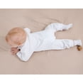 thumbnail image 3 of Hresadio Baby Boy Baptism Outfit with Bowtie Long Sleeve Romper Christening Clothes White 0-18 Months, 3 of 10