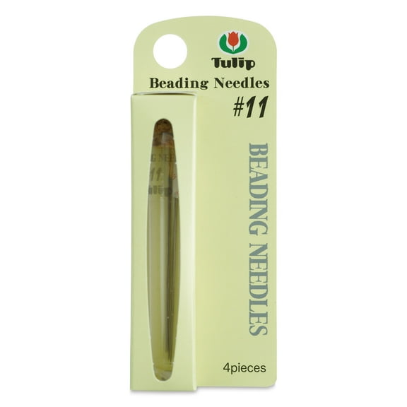 Tulip Needle Company Beading Needles - Size 11, Pkg of 4