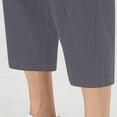thumbnail image 6 of Maean Big and Tall Capri Pants for Mens Knee Length Elastic Waist Cropped Trousers Capris with Pockets, 6 of 7