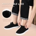 thumbnail image 3 of STQ Orthopedic Shoes for Women Plantar Fasciitis Fold-Down Heel Womens Slip on Fashion Sneakers Comfortable Business Casual Office Teacher Work Shoe Black Size 8, 3 of 7