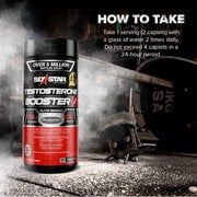 Six Star Testosterone Booster Enhances Training Performance, 60ct, 4 Pack