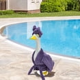 thumbnail image 6 of Orangide Winter Lanai Goose Statue with Bathrobe, Cement Outdoor Decoration for Porch, Garden, Lawn, Seasonal Holiday Decor, Yard Art, Weather Resistant, 6 of 7