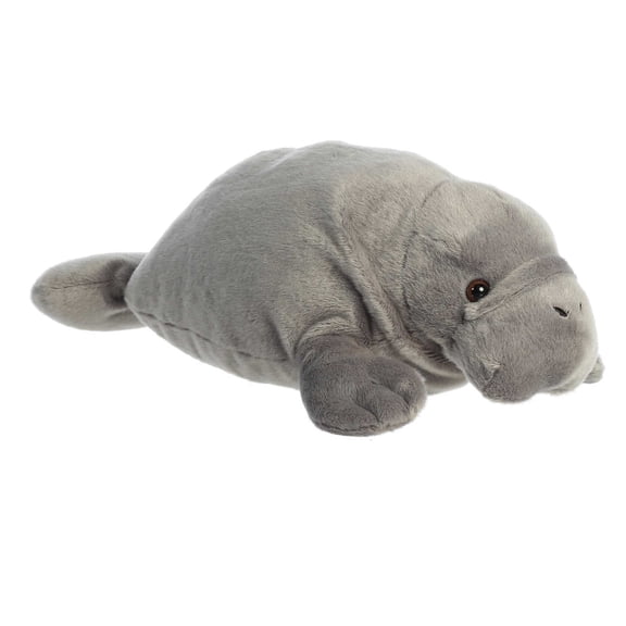 Aurora - Large Gray Grand Flopsie - 15" Manny Manatee - Adorable Stuffed Animal