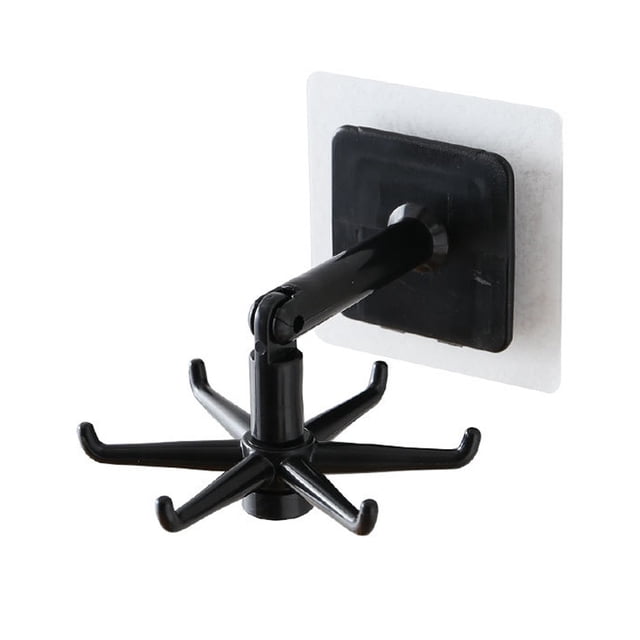 Kitchen Gadgets Accessories Bath Hook Wall Mounted 360° Rotating Coat Hanger