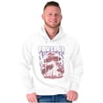 thumbnail image 5 of Cool Power Up Trippy Mushrooms Unisex Plus Fleece Graphic Hoodie Brisco Brands 3X, 5 of 6