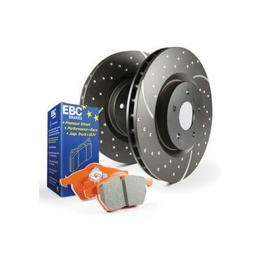 Ebc Brakes S8kf1097 S8 Kits Orangestuff And Gd Rotors Fits select: 2013-2020 RAM 2500, 2009-2012 DODGE RAM 2500