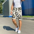thumbnail image 5 of Bixox Men's Snake printed lightweight casual shorts, soft sleep shorts with pockets., 5 of 5