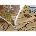 thumbnail image 4 of Ambesonne Birthday Party Quilted Bedspread Set 3 Pcs, Streets Dogs Animals, Queen Size, Multicolor, 4 of 5