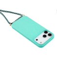 thumbnail image 5 of For iPhone 17 Pro Max Case Biodegradable Wheat Straw + TPU Eco-Friendly Phone Cover with Lanyard - B, 5 of 5
