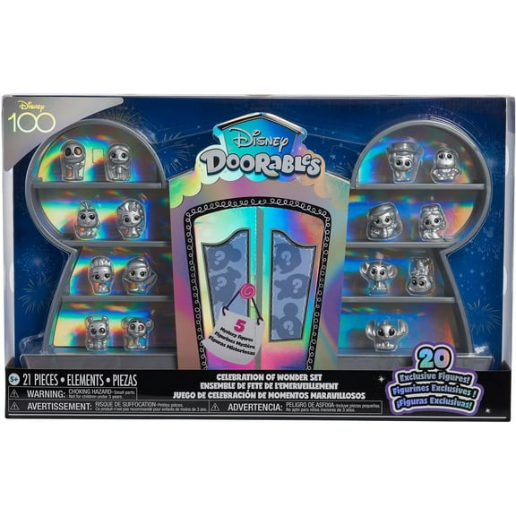 Disney100 Doorables 21-Pack Celebration Set of Exclusive Figures, 21 Piece Pack