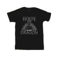thumbnail image 1 of Game Of Thrones: House Of The Dragon Mens Throne Text T-Shirt, 1 of 3