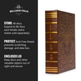 thumbnail image 5 of Bellagio-Italia Imperial Book Box - CD/DVD Storage Binder - 32 Capacity Storage Organizer for DVDs, CDs, Blu Rays, & Video Games - Acid-Free Binder Organizer Sheets, 5 of 7