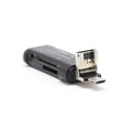 thumbnail image 3 of Sd Card Reader, Micro Sd/tf Compact Flash Card Reader, Portable Memory Card Reader With 3-in-1 Usb Type C/micro Usb Male Adapter, Suitable For & Pc, L, 3 of 4