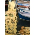thumbnail image 2 of Kaveney, Wendy 14x18 Gold Ornate Wood Framed with Double Matting Museum Art Print Titled - Italy, Camogli Abstract reflections on water, 2 of 4