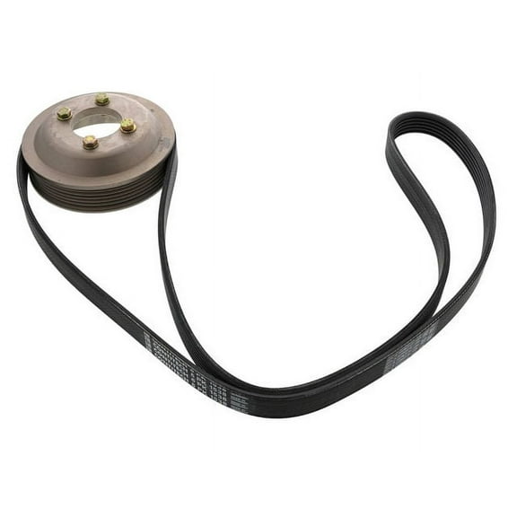 Water Pump Pulley Kit - Compatible with 2001 - 2006 BMW 325Ci 2002 2003 2004 2005