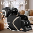 thumbnail image 2 of Sesslife Zero Gravity Massage Chair, Full Body Shiatsu Recliner with Air Pressure, Heating, Air Bags, Foot Rollers, Bluetooth and Portable Stand for Bedroom Living Room, Black, 2 of 8