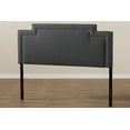 thumbnail image 5 of Baxton Studio Casey Dark Grey Fabric Queen Size Headboard, 5 of 6