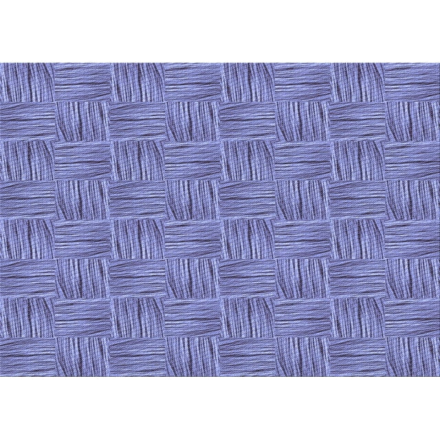 Ahgly Company Tapis d'Intérieur Lavables en Machine, Rectangle Transitionnel Bleu Ardoise, 3' x 5'