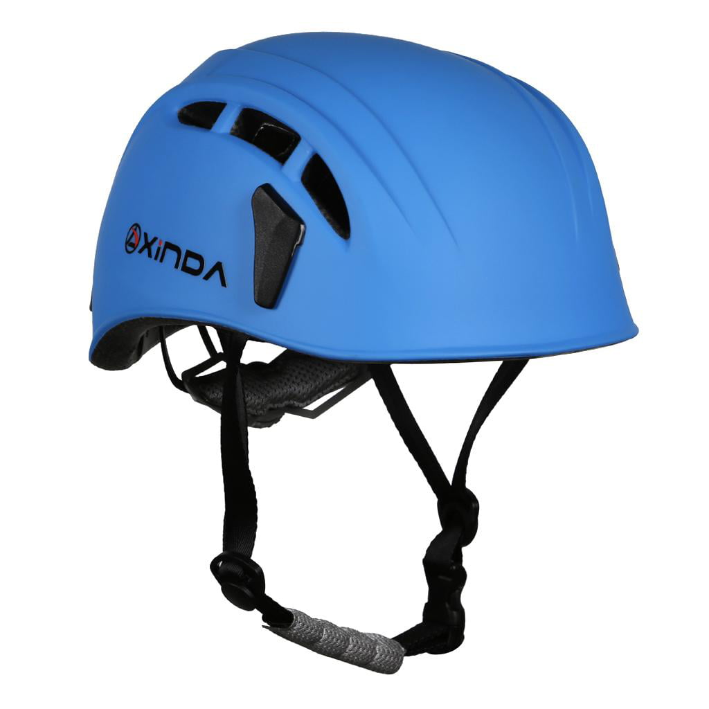 Rock Climbing Safety Helmet Caving   Hard Hat Cap Head Protector Black 